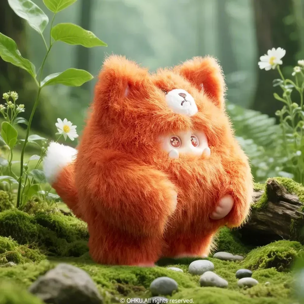 Колекційна м`яка іграшка з кільцем GIGGLE MONSTER "Лісові пухнастики" (blind box) V2, GM9981134 6