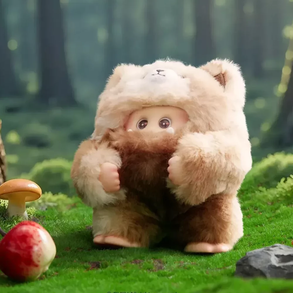 Колекційна м`яка іграшка з кільцем GIGGLE MONSTER "Лісові пухнастики" (blind box) V2, GM9981134 8