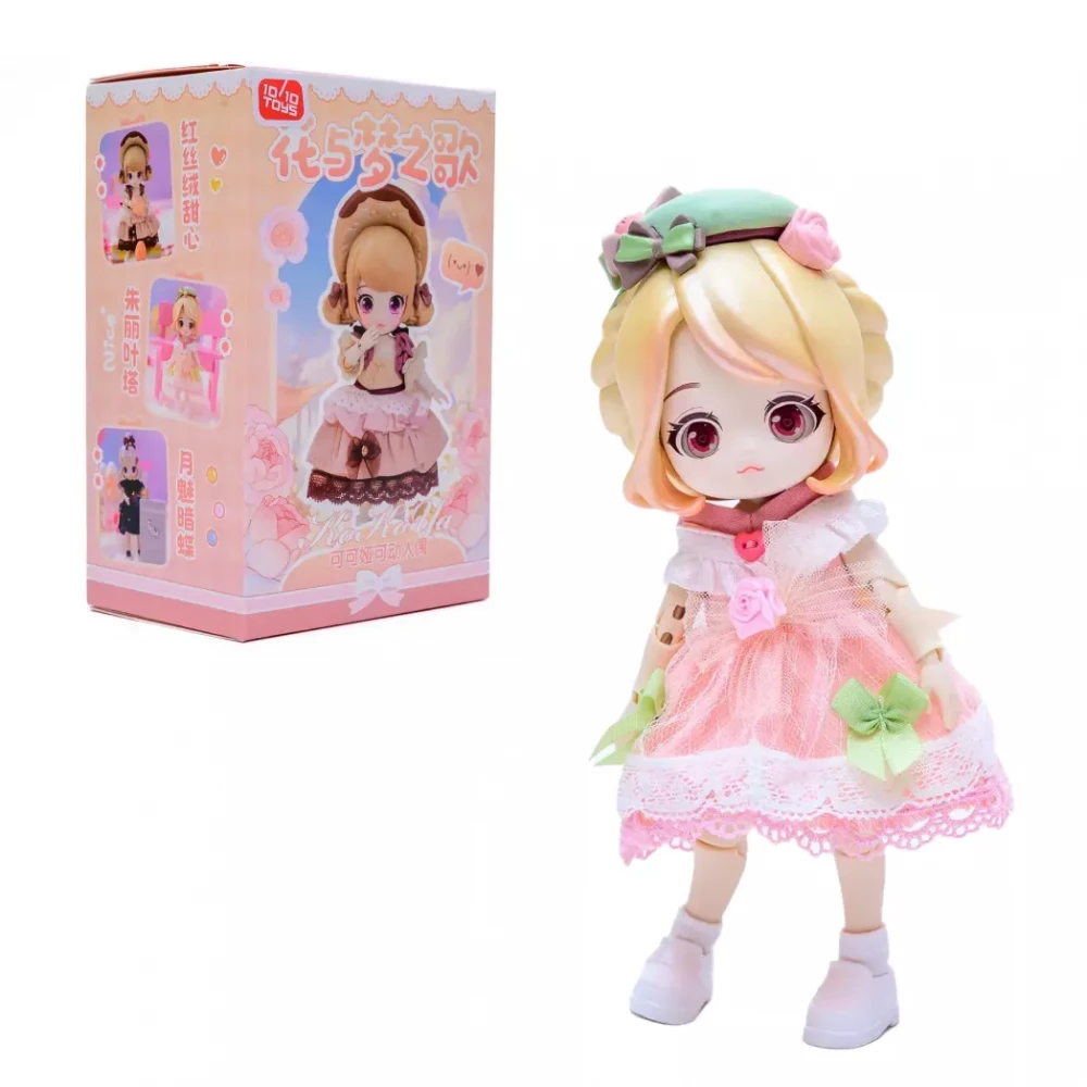 Колекційна фігурка з артикуляцією (14 точок) KOKOYA "Song of Flowers and Dreams" (mystery box), QWP051