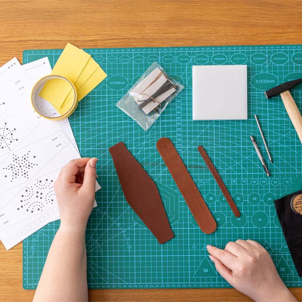 Набір для виготовлення шкіряних виробів "Набір браслетів" 2