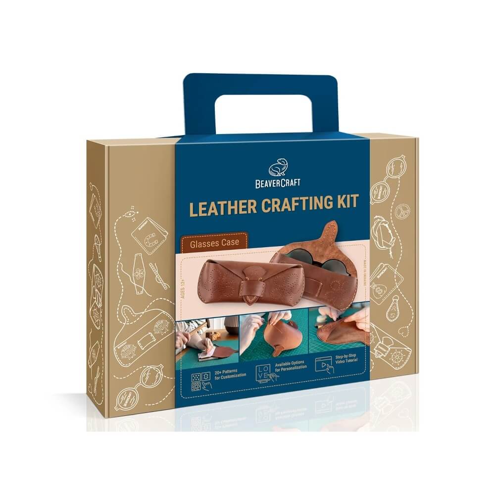 Набір для виготовлення шкіряних виробів "Футляр для окулярів"