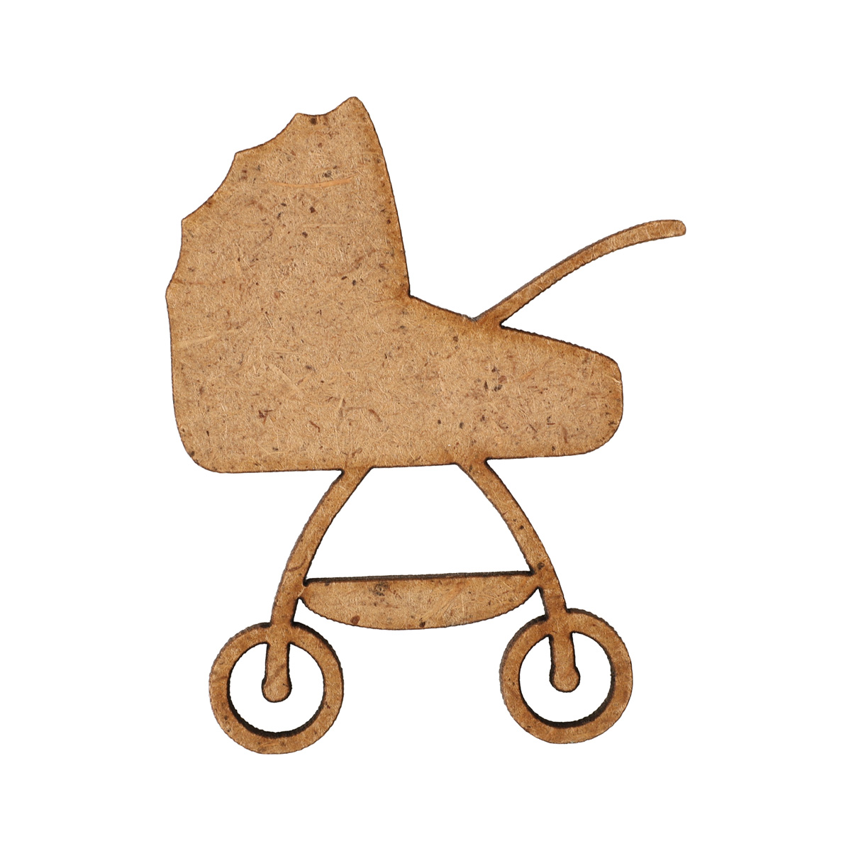 Заготівка дерев’яна Коляска дитяча 56*70*3 мм, Ч11