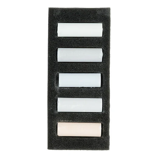 Набір сухої м’якої пастелі 5 кол., Rembrandt, Світлі сірі, Royal Talens 1