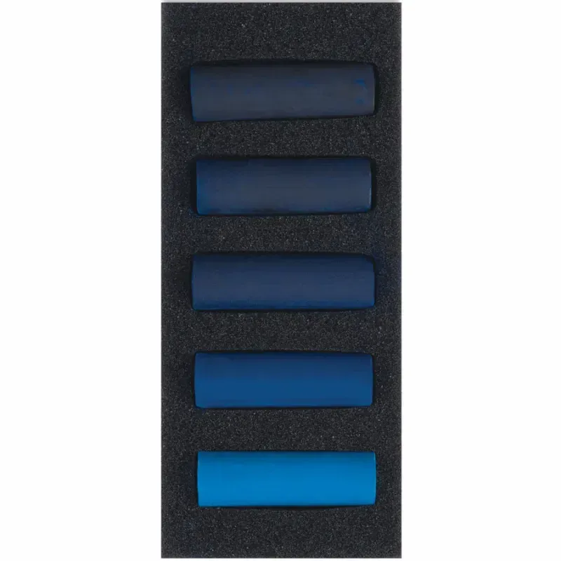 Набір сухої м’якої пастелі 5 кол., Rembrandt, Теплі сині, Royal Talens 2