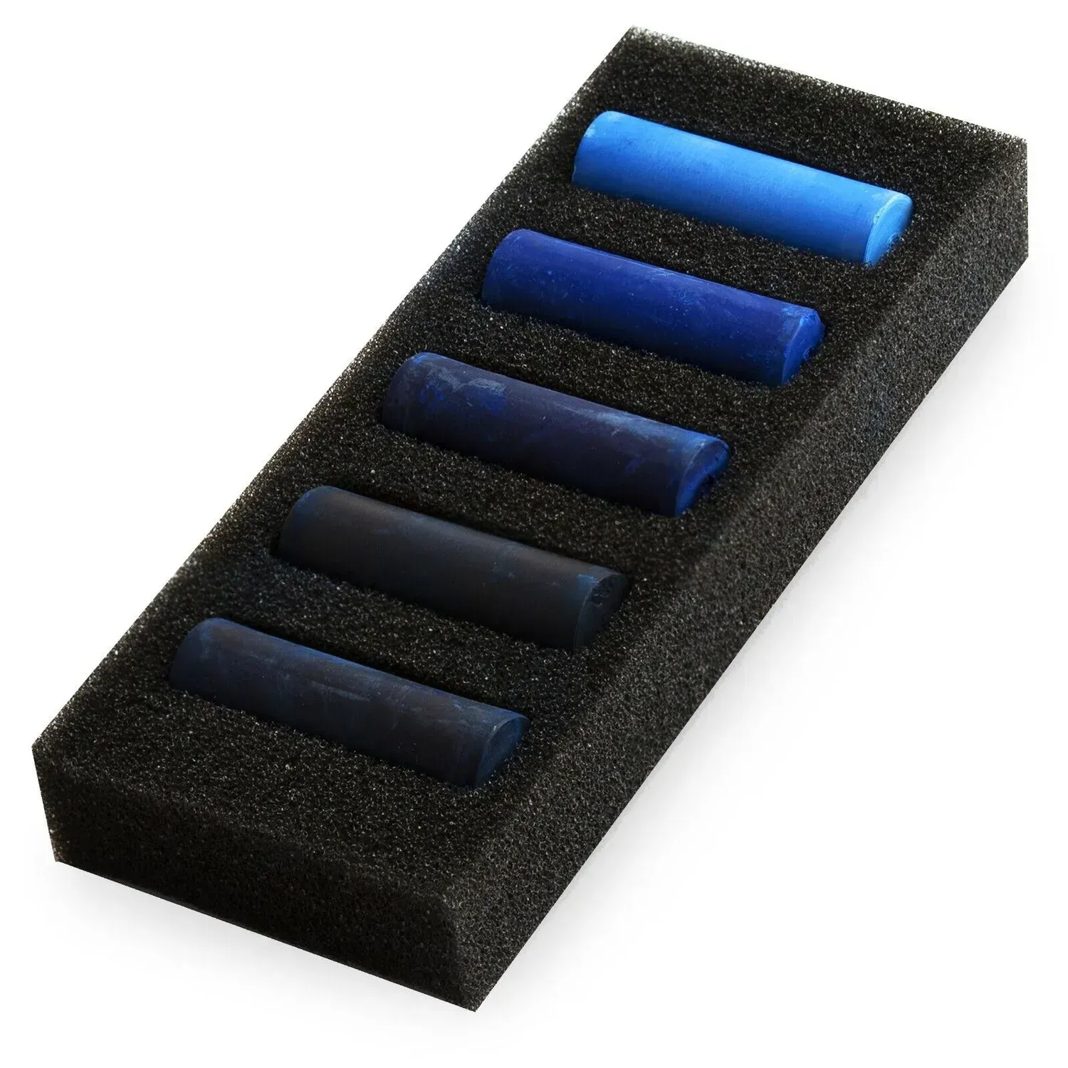 Набір сухої м’якої пастелі 5 кол., Rembrandt, Теплі сині, Royal Talens 3