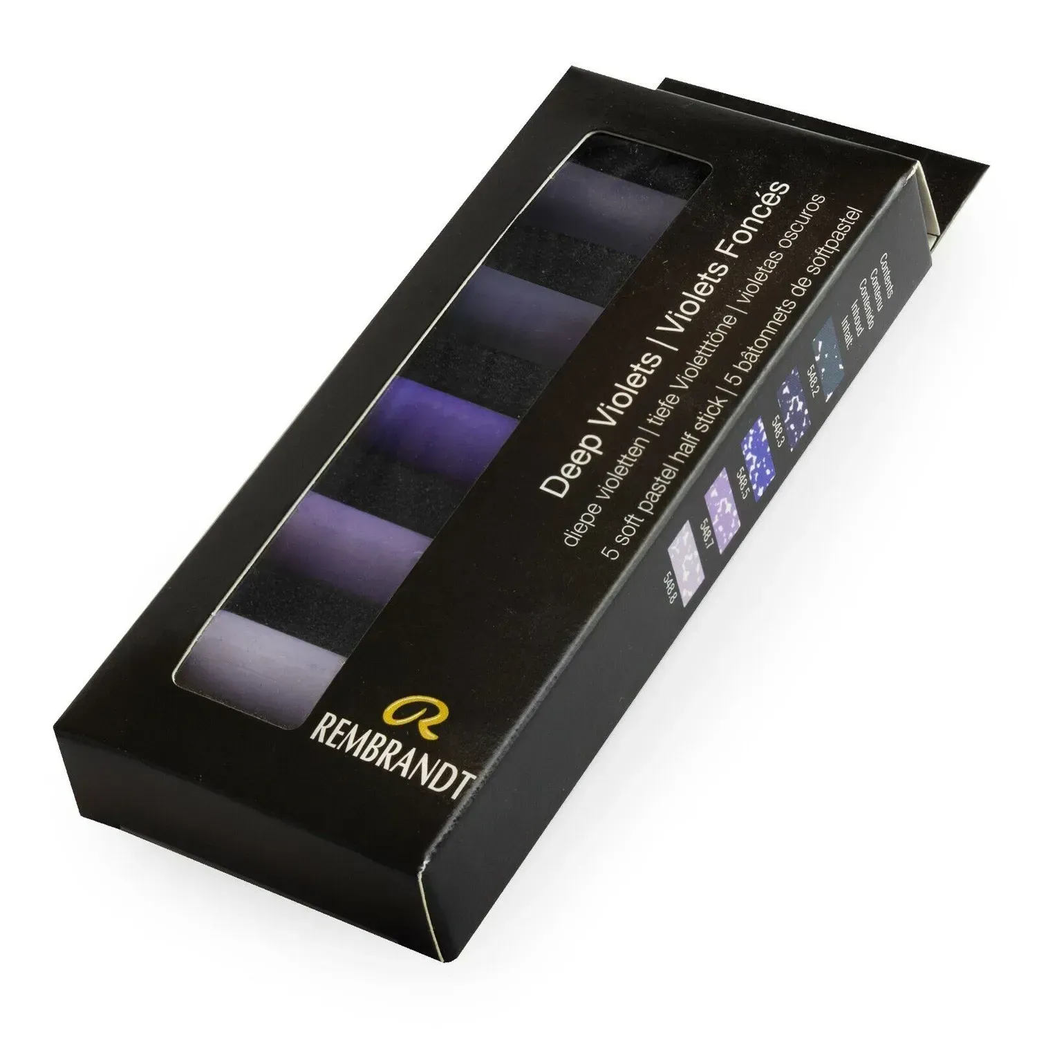 Набір сухої м’якої пастелі 5 кол., Rembrandt, Фіолетові темні, Royal Talens 1