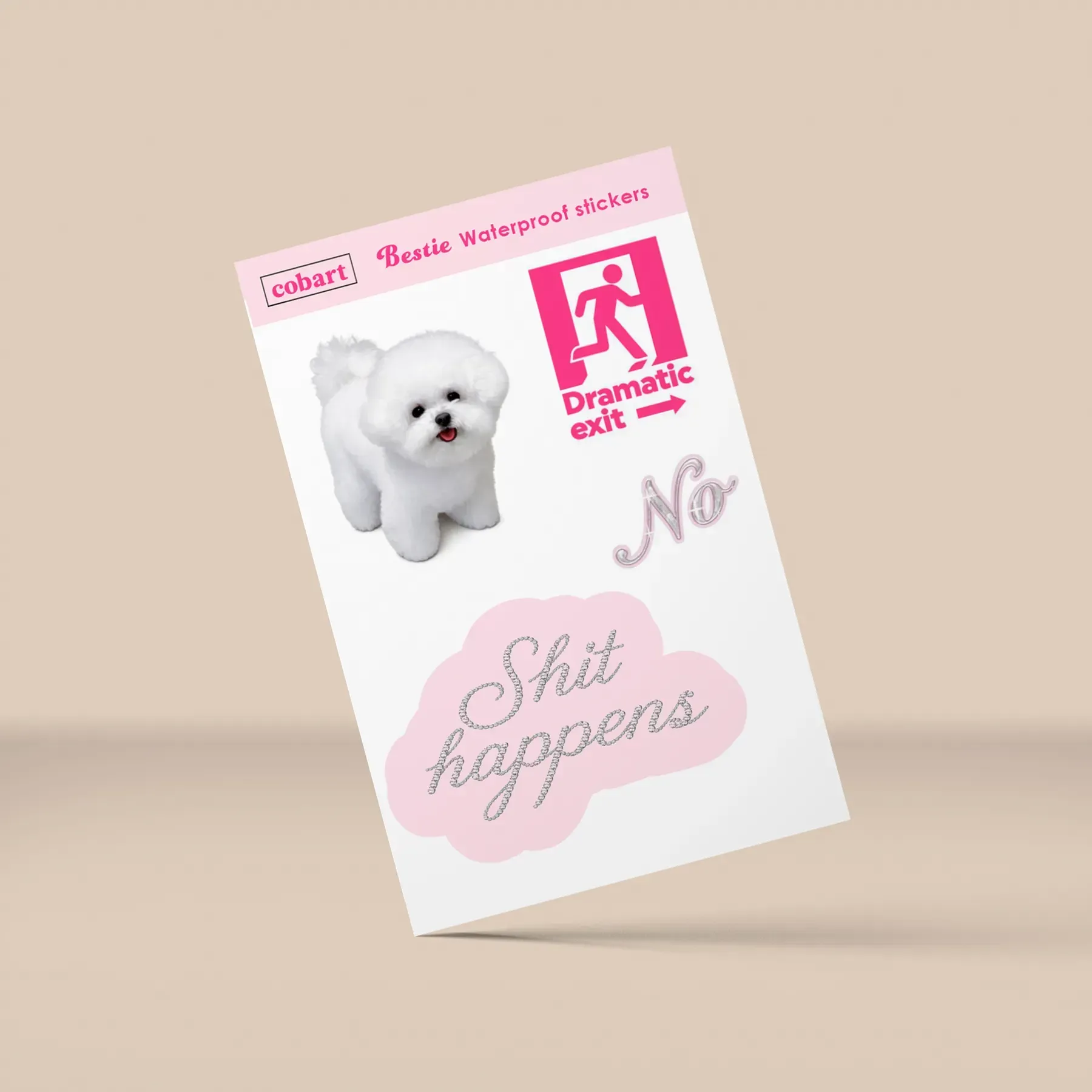 Стикерпак 2D А7 "Bestie" Cobart, СS-VS-059 1