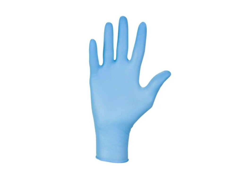 Перчатки "Nitrylex Basic" нитриловые смотровые неприпудренные, синие XL, 100 шт/уп, 17204002 1