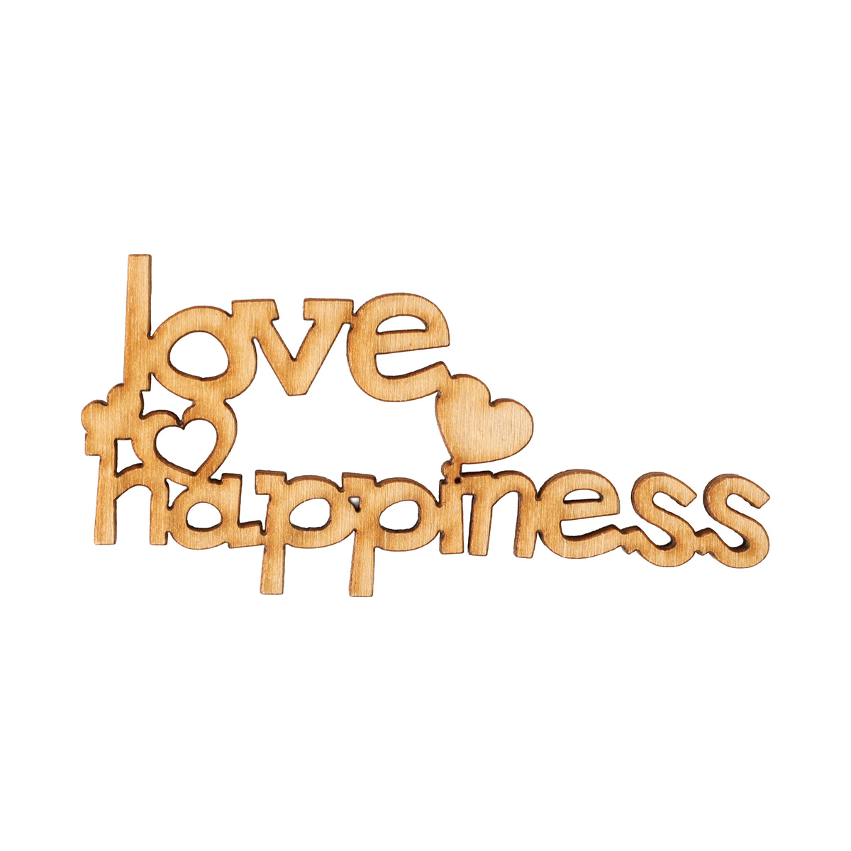 Заготівка дерев’яна love V happiness, 9*4 см, МС137