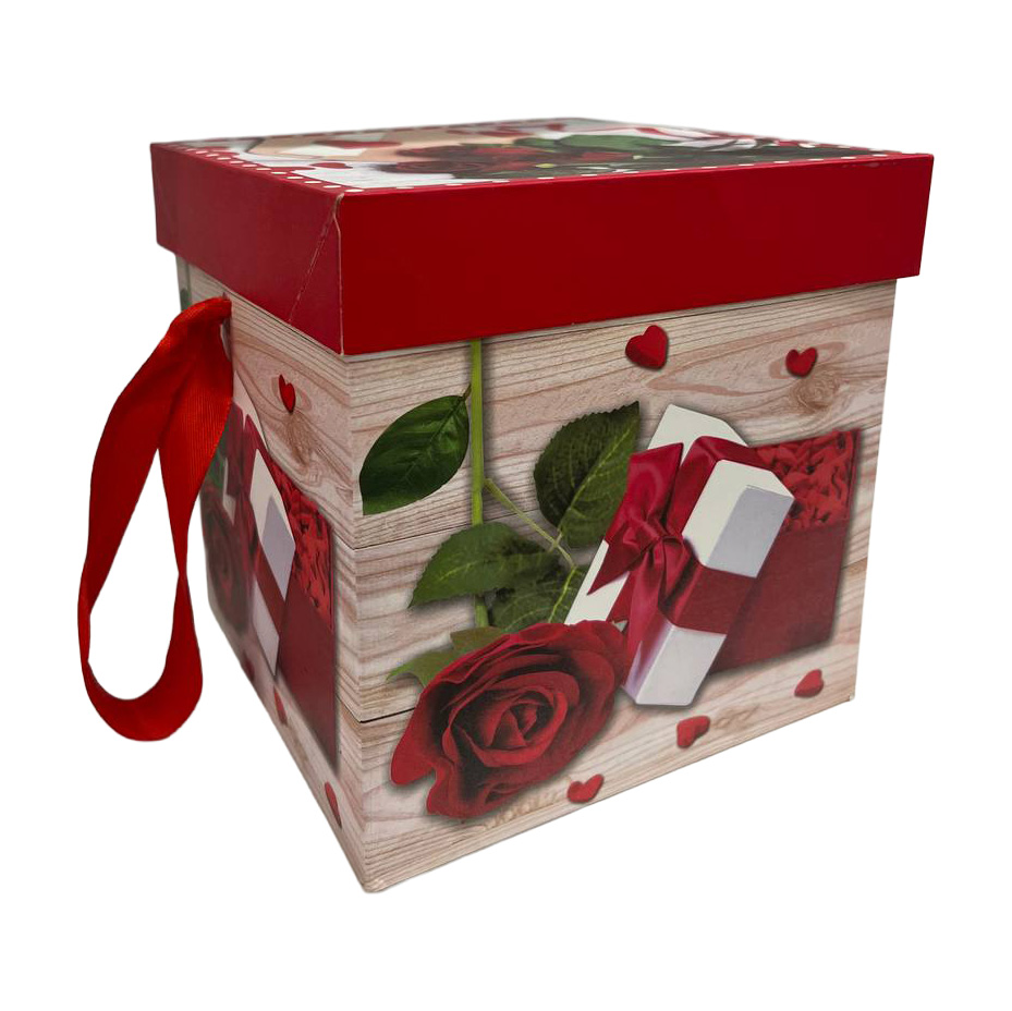 Подарункова коробка збірна 15,5*15,5*15 см, 7-181-830 1