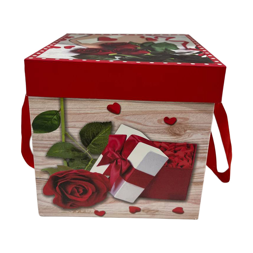 Подарункова коробка збірна 15,5*15,5*15 см, 7-181-830 2