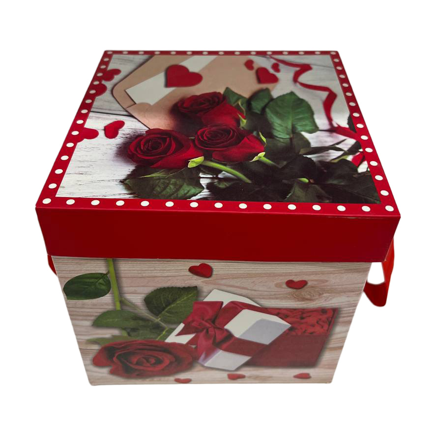 Подарункова коробка збірна 15,5*15,5*15 см, 7-181-830 3