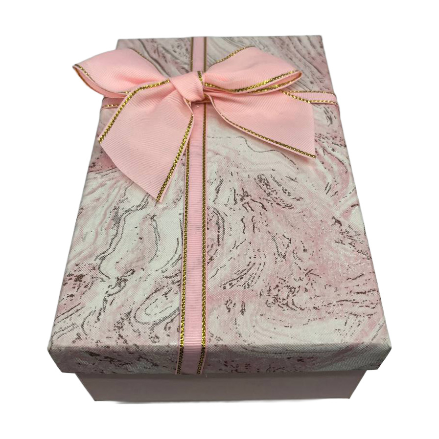 Подарункова коробка прямокутна, рожева "Абстракція", 19*12*6,5 см, 140373871 2
