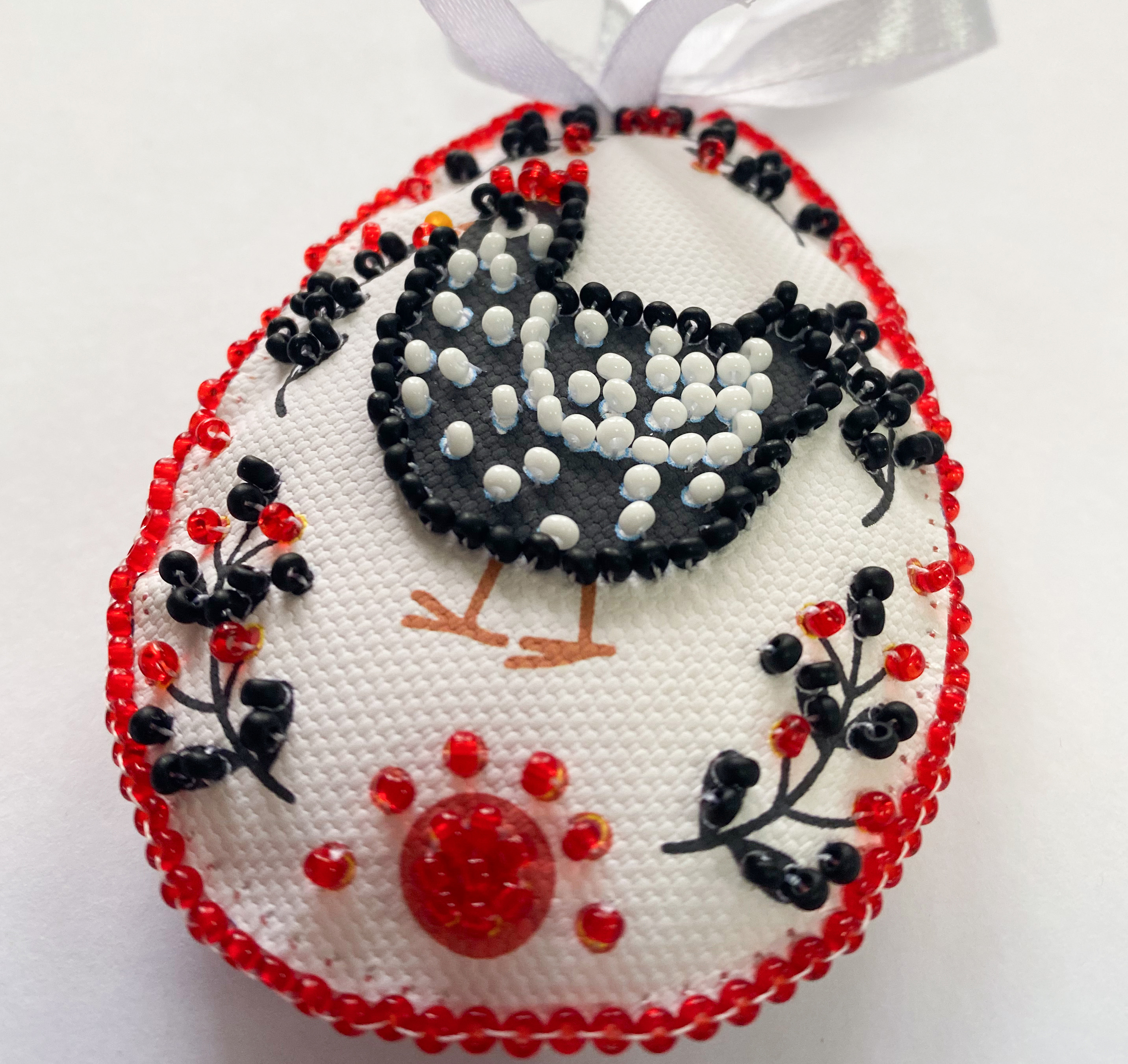 Набір для вишивання бісером інтер’єрної прикраси на натуральному художньому холсті "Домашнє щастя", ABT-059 3