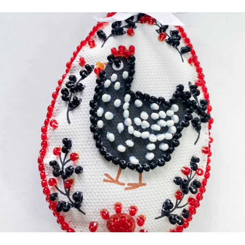 Набір для вишивання бісером інтер’єрної прикраси на натуральному художньому холсті "Домашнє щастя", ABT-059 4