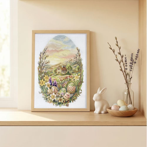 Набір для вишивання хрестиком "Великоднє диво", AH-322 2