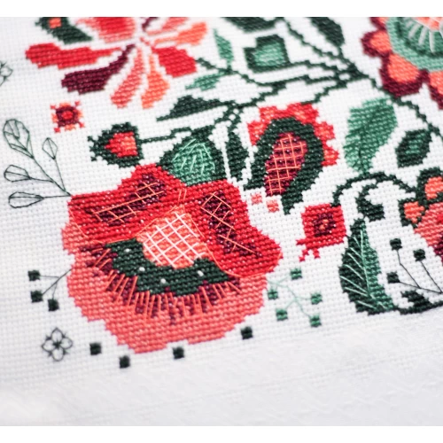 Набір для вишивання хрестиком "Рушник "Традиційний", AHE-003N 4