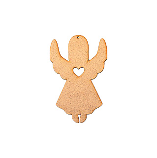 Заготівка дерев’яна Янголятко з сердечком, Ч19