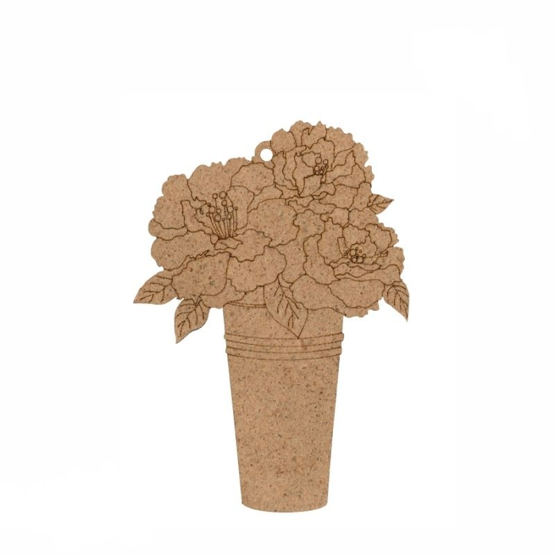 Заготовка Букет цветов 1, ДВП, 7,7*11 см, 1 шт, Rosa Talent (5)