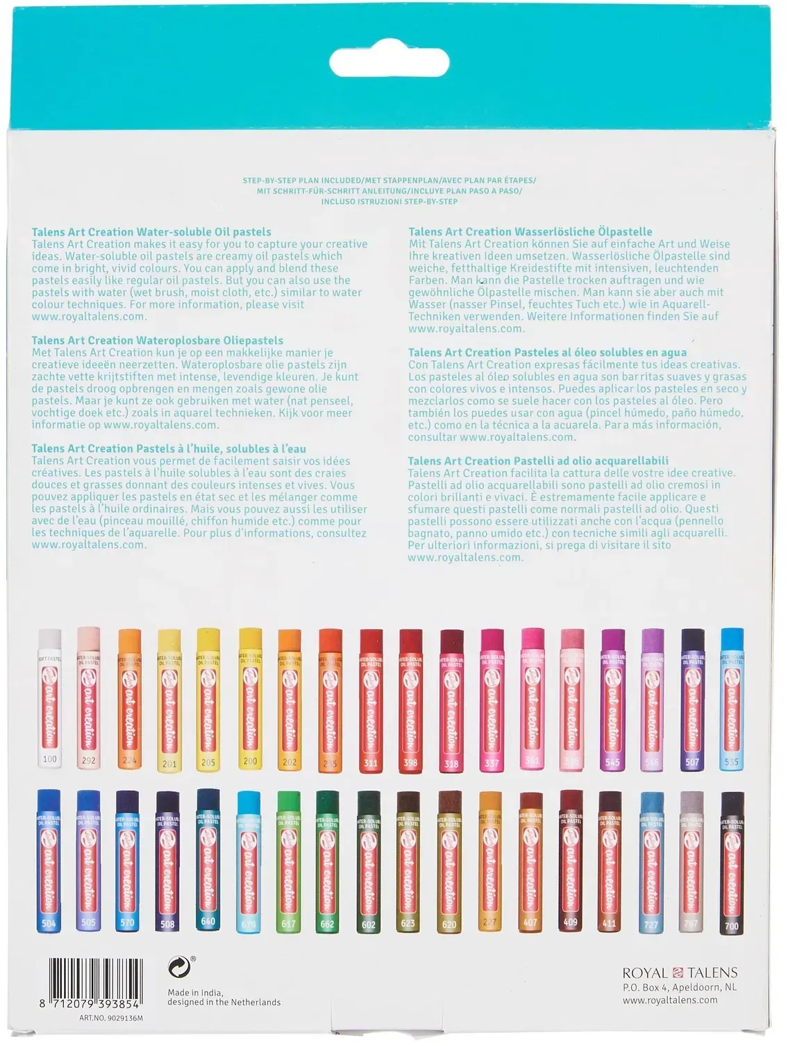 Набір олійної водорозчинної пастелі 36 кол., Talens Art Creation, Royal Talens 4