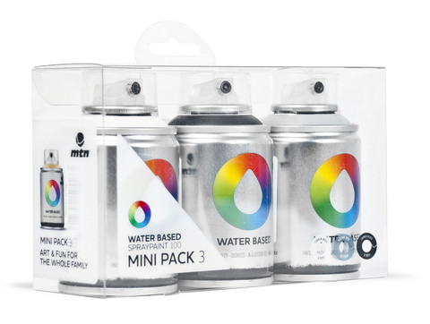 Набір аерозольних фарб MTN WB 100 мл 3 кол. (GBW), EX011W0031M 1