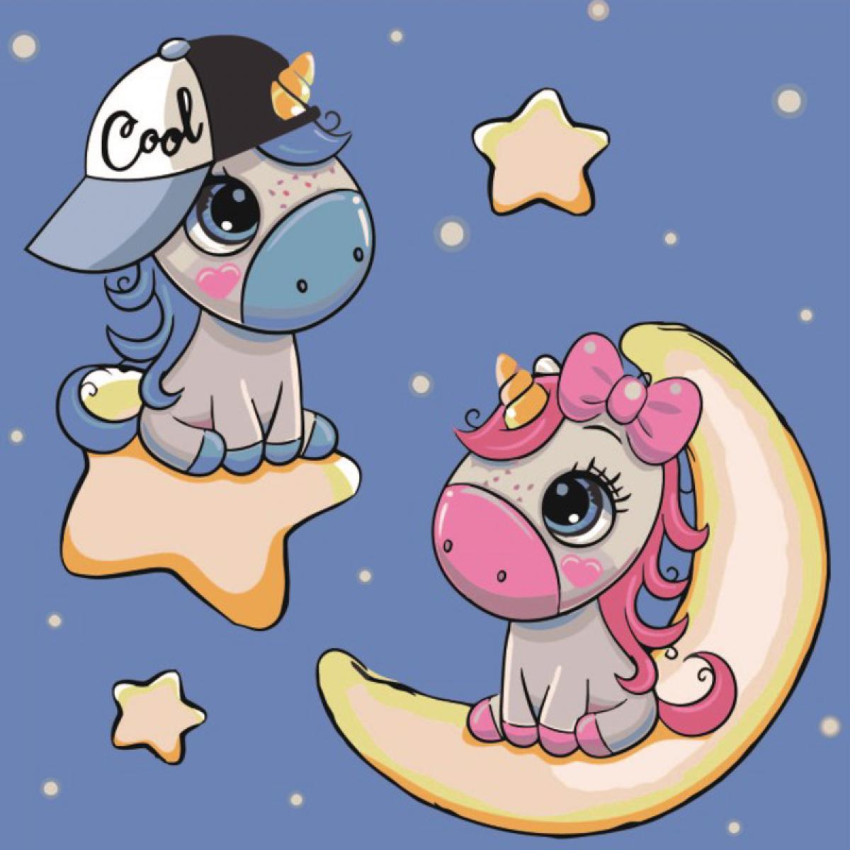 Картина по номерам 30*30 см "Ночная прогулка", ES008 ТМ "Strateg"