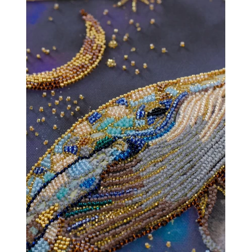 Набор для вышивки бисером на натуральном художественном холсте "Властелин глубин", AB-942 2