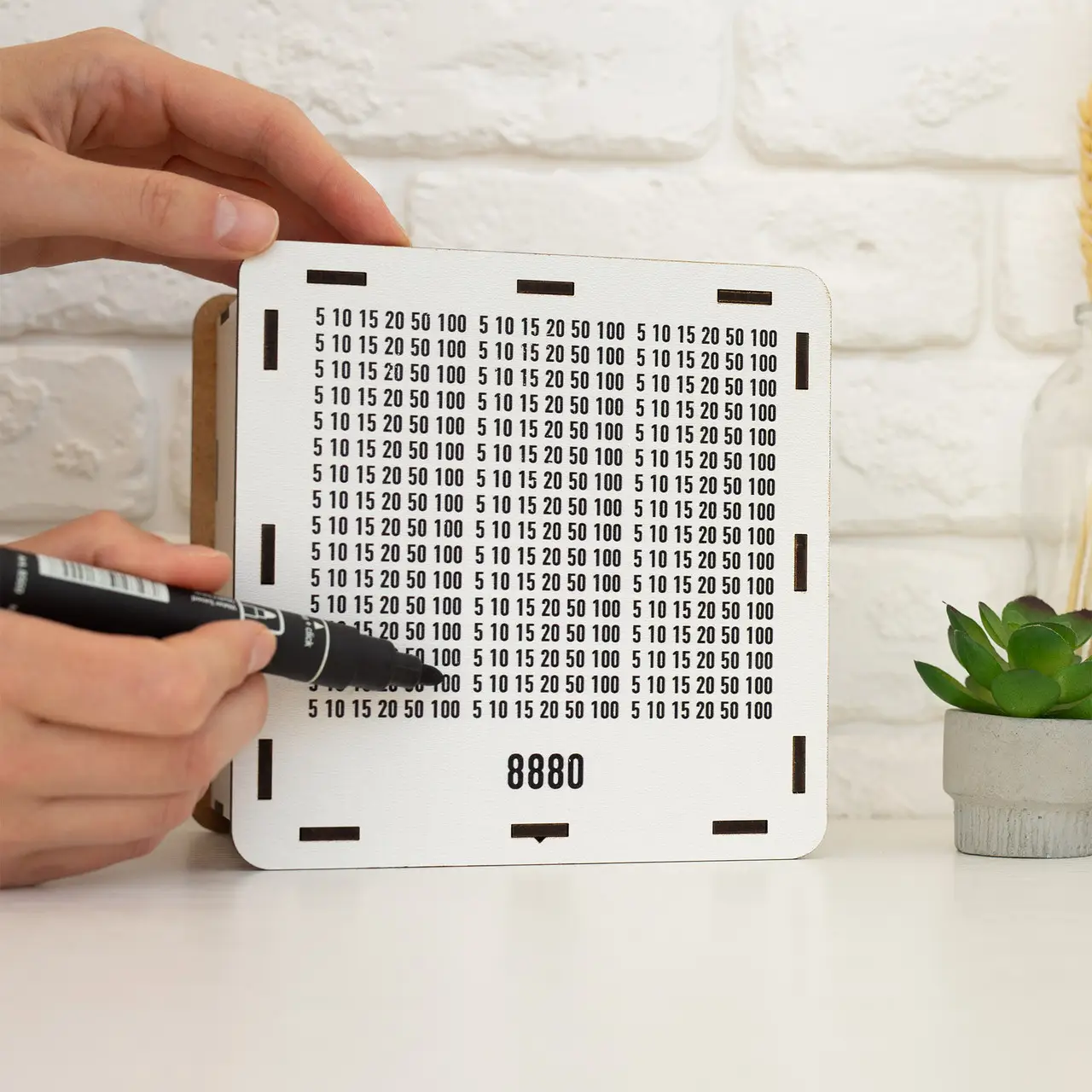 Копилка "На осуществление мечтаний!" Глобус (белая), hdf0803 2