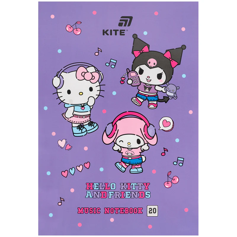 Тетрадь для нот А4, 20 л, HK, HK26-404