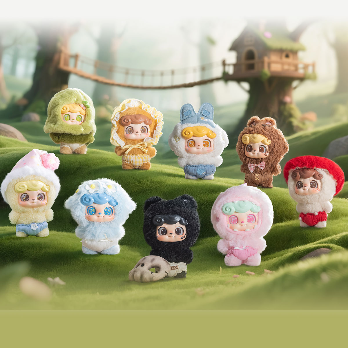 Коллекционная мягкая игрушка на подвесе POP TOP JOTOYS серии Q.Kid - СКАЗКОВЫЕ ИСТОРИИ (в дисп., в асс.), JO-2025023 1