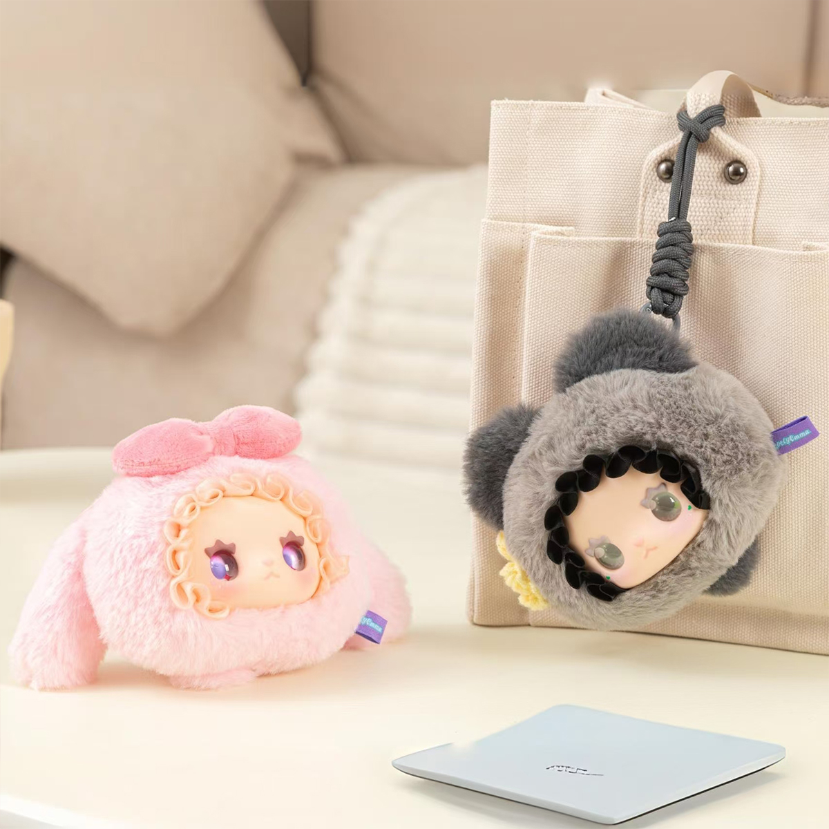 Коллекционная мягкая игрушка на подвесе POP TOP Lucky Emma серии "Lovely Emma" - ПУХНАСТИКИ (в дисп., в асс.), MJ-000086 2