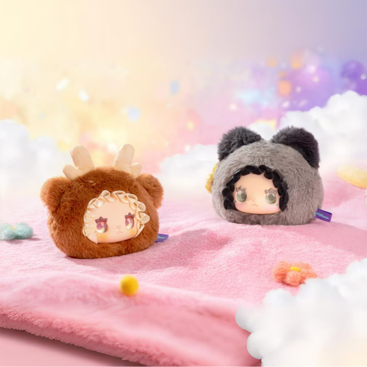 Коллекционная мягкая игрушка на подвесе POP TOP Lucky Emma серии "Lovely Emma" - ПУХНАСТИКИ (в дисп., в асс.), MJ-000086 3