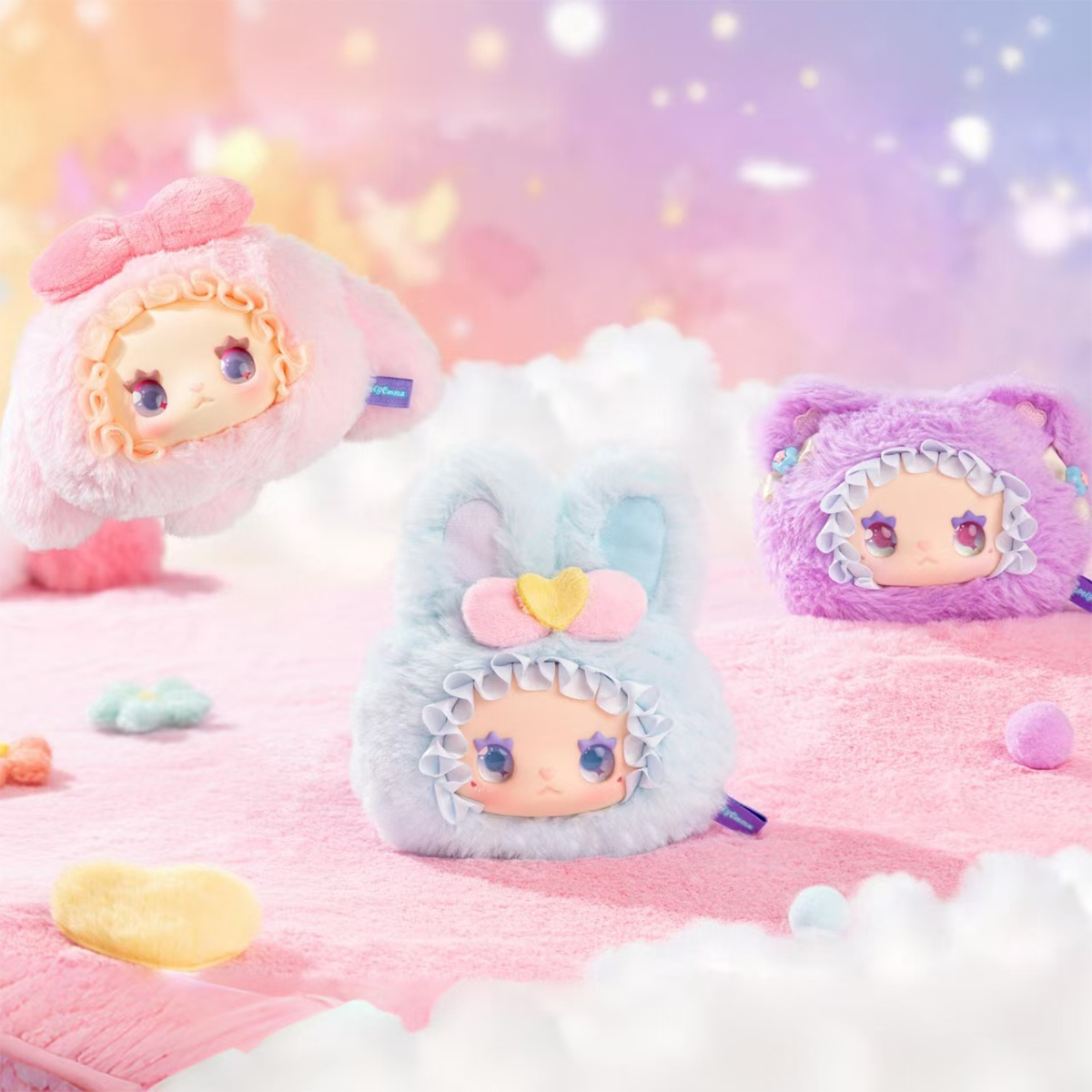 Коллекционная мягкая игрушка на подвесе POP TOP Lucky Emma серии "Lovely Emma" - ПУХНАСТИКИ (в дисп., в асс.), MJ-000086 4