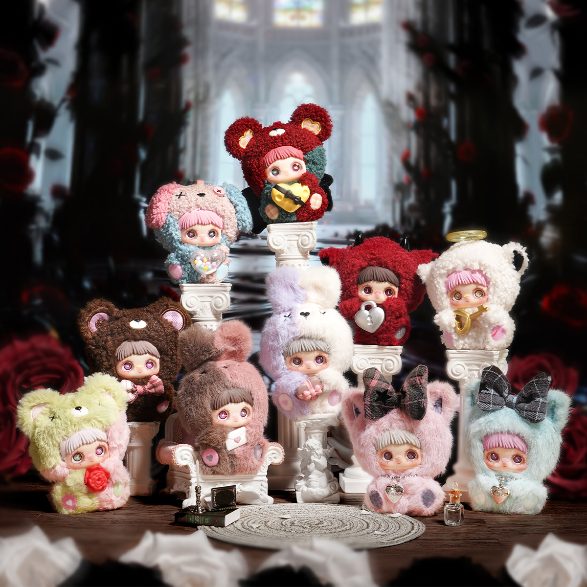 Пушистая фигурка на подвесе POP TOP Hi TOY серии "MayMei" - ЛЮБЛЮ ТЕБЯ (в дисп., в асс.), HC031 1