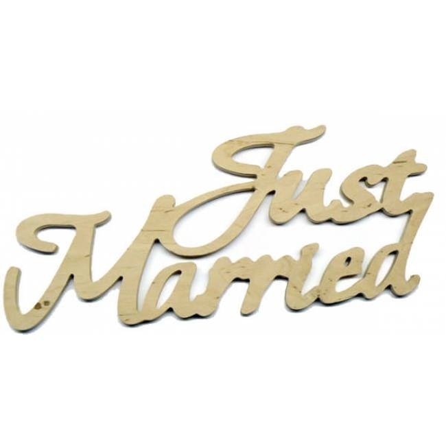 Заготовка Надпись "Just Married", 0347