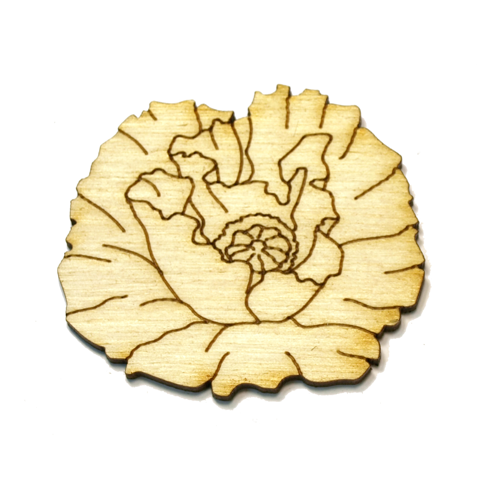 Заготовка деревянная Цветы, в ассортименте 109 2