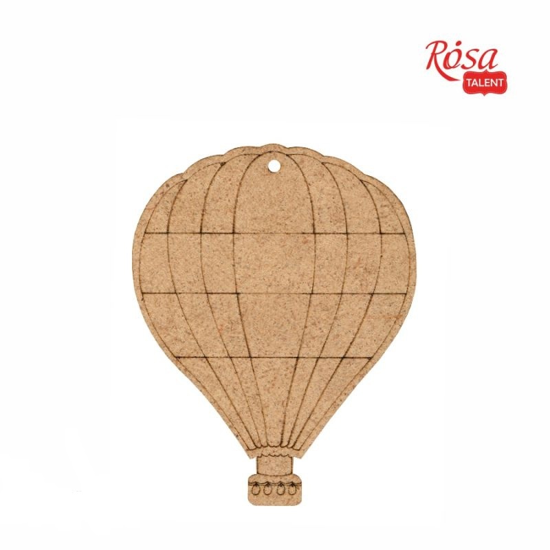 Заготівка Повітряна куля, ДВП, 11*7,5 см, 1 шт, Rosa Talent (5)