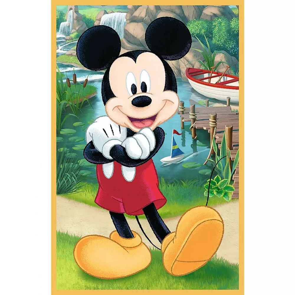 Пазли "3x50" - Mickey&friends Миша на святі, Trefl, 34881 3