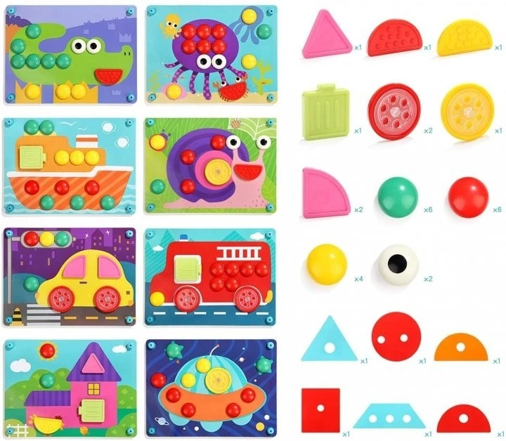 Головоломка-пазл 8 в 1 с кнопками, ТМ "Top Bright", 130895 1