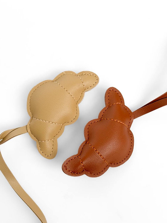 Брелок-підвіска коричневий круасан, BR01 2