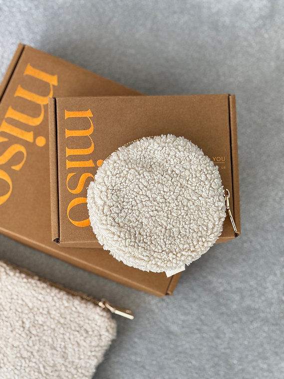 Косметичка teddy бежевого кольору КРУГ, WW005-5 5