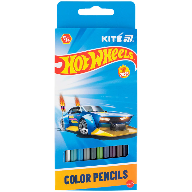 Карандаши цветные двусторонние, 12 шт. HW, HW25-054