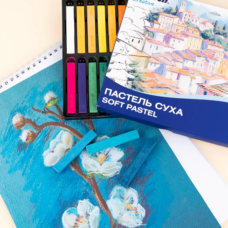 Пастель сухая, 24 цветов Creative, К-201-24 3