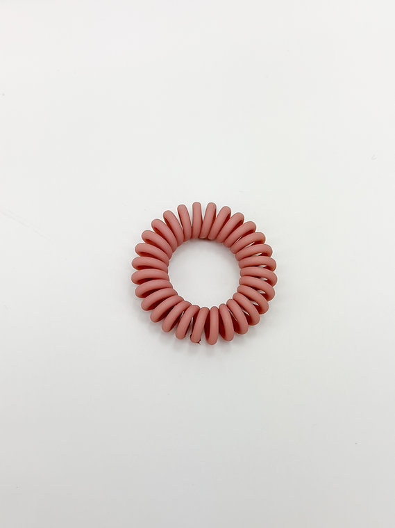 Резинка пружинка рожева 5 см матова, PR08 1