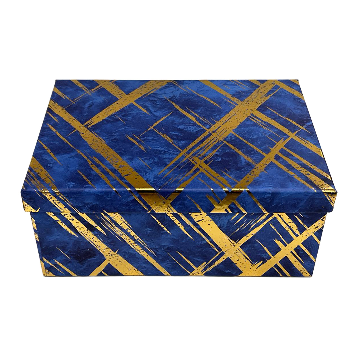 Подарункова коробка прямокутна, синя, "Золоті перетини", 21*15*8,5 см, 1110082212 1