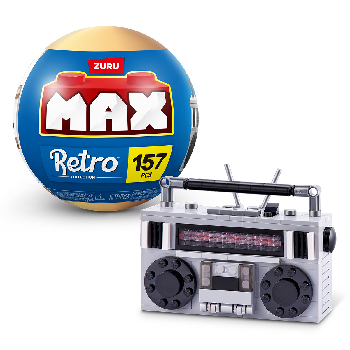 Конструктор в капсуле MAX серии "Retro" S1 – Кассетный Магнитофон, 83185DGQ8