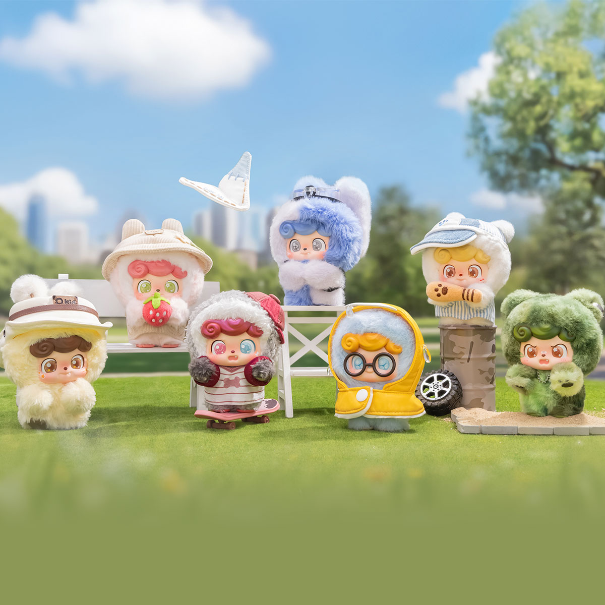 Пухнаста іграшка-сюрприз на підвісі Pop Top Jotoys серії "Q.Kid" - Радощі Пригод (у дисп., в ас.) 1