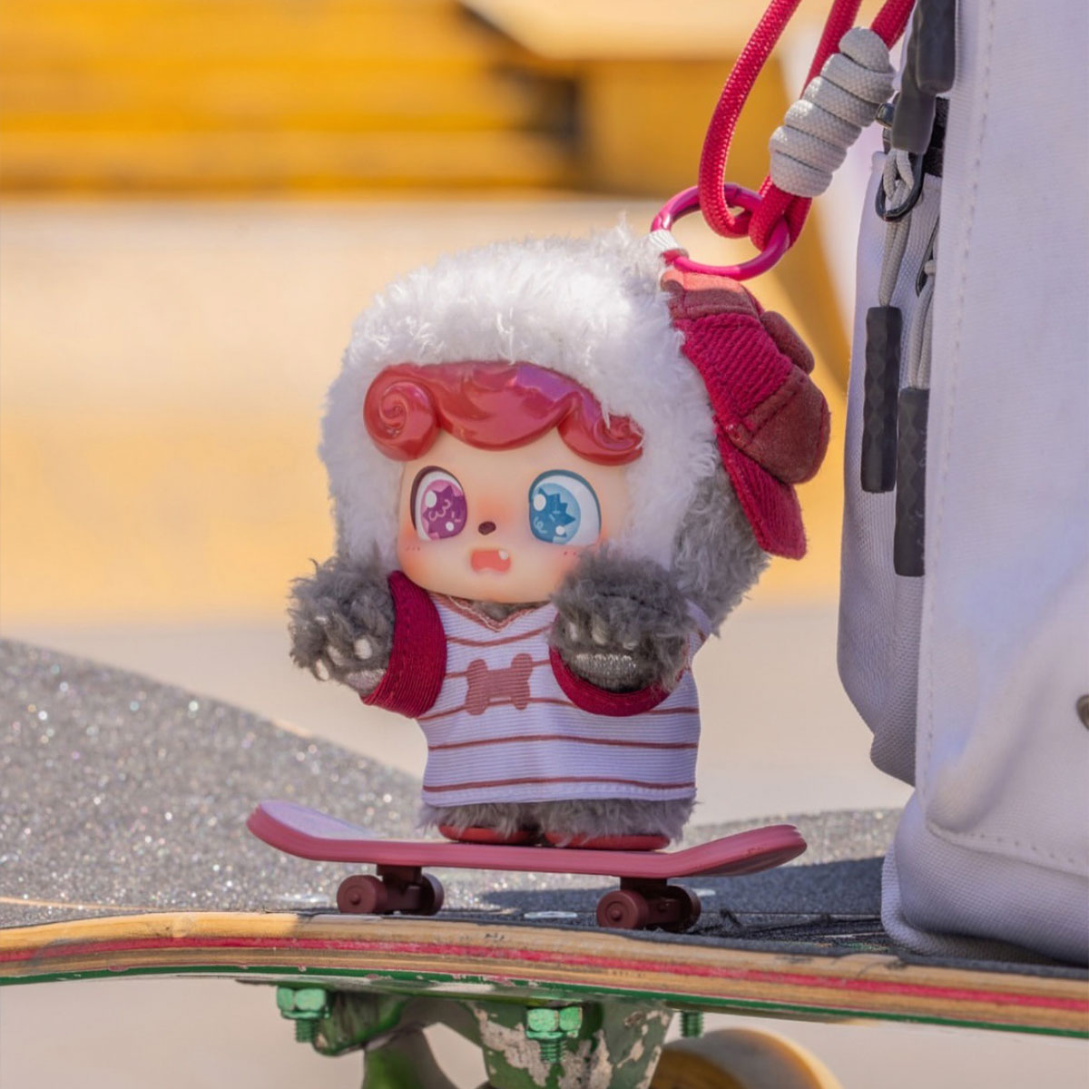 Пухнаста іграшка-сюрприз на підвісі Pop Top Jotoys серії "Q.Kid" - Радощі Пригод (у дисп., в ас.) 4