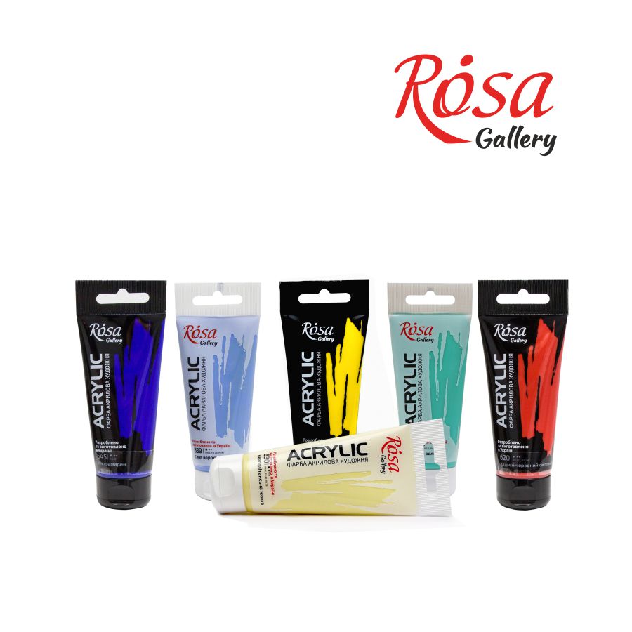 Outlet40 Outlet Фарба акрилова, Сієна натуральна, 60 мл, Rosa Gallery/862771/1013225 1