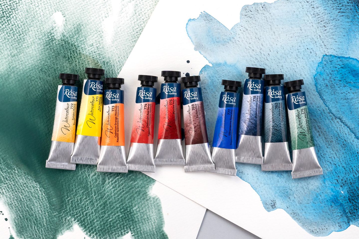 Outlet40 Краска акварельная, Пламенно-красная, тубая, 10 мл, Rosa Gallery/1021470 1